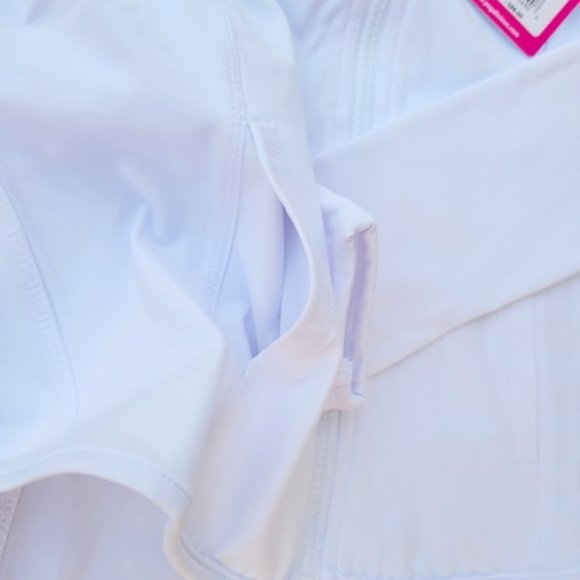 Yogalicious Women's Jacket Active Zip Up in White - Picture 4 of 7